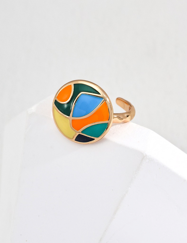 S925 Sterling Silver Enamel Bracelet🌈