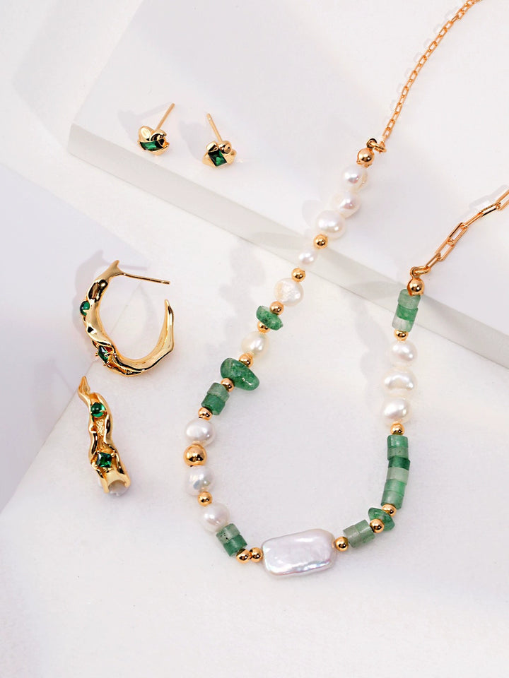 Simsmore [Extremely Simple French Style Series] Pure Silver Natural Pearl Adjustable Fashion Style Niche Necklace