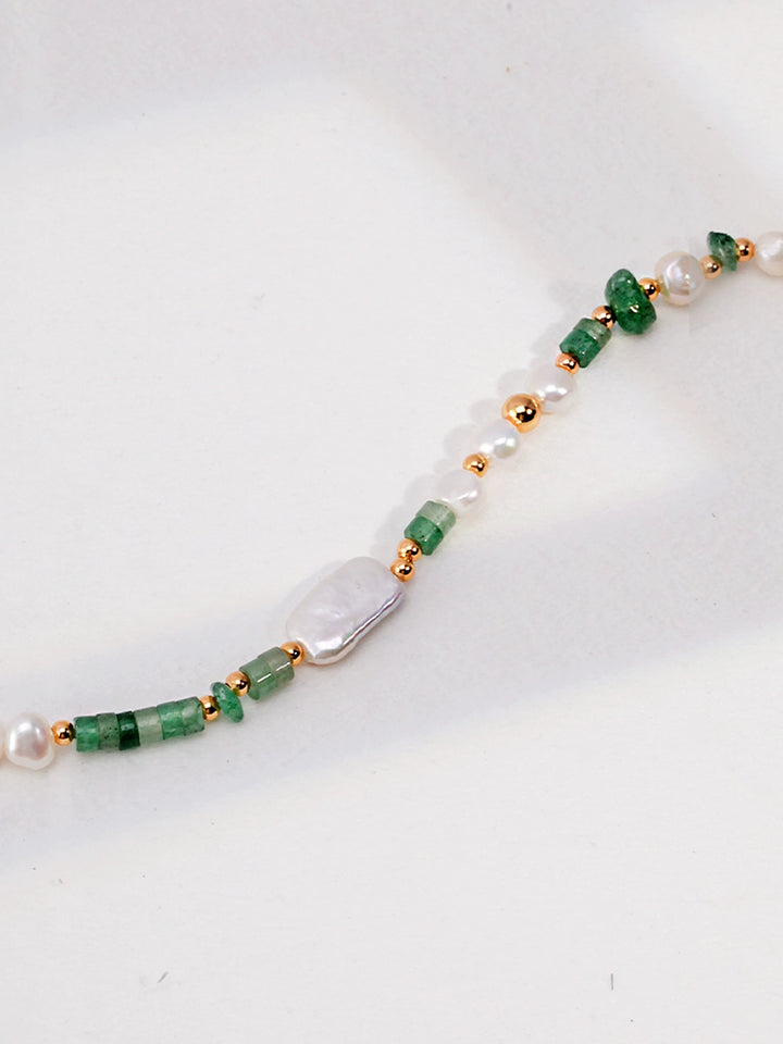Simsmore [Extremely Simple French Style Series] Pure Silver Natural Pearl Adjustable Fashion Style Niche Necklace