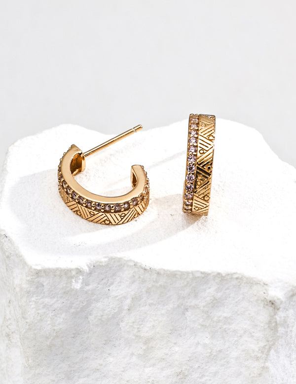 ✨ Vintage Glam: S925 Sterling Silver &amp; Zircon Earrings ✨